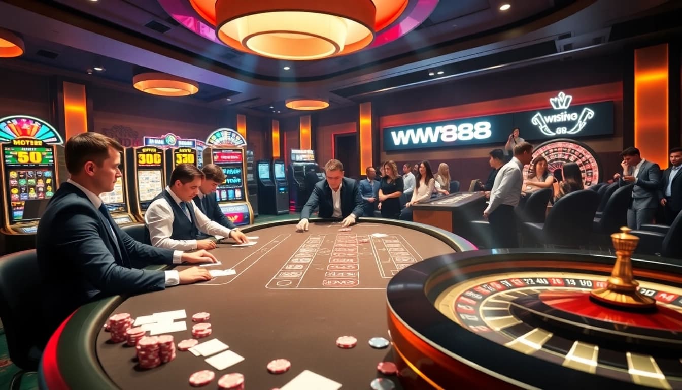 Experience excitement at ww88 com with thrilling casino tables, cards, and vibrant slot machines.