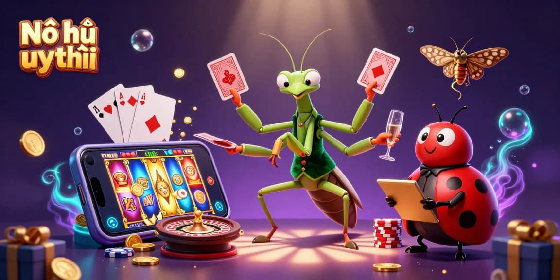 Nổ hũ uy tín offers thrilling slot experiences with vibrant characters in action.