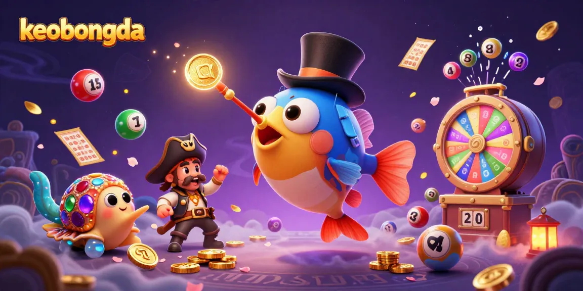 Engage with keobongda's exciting gaming scene featuring vibrant characters and dynamic lottery elements.