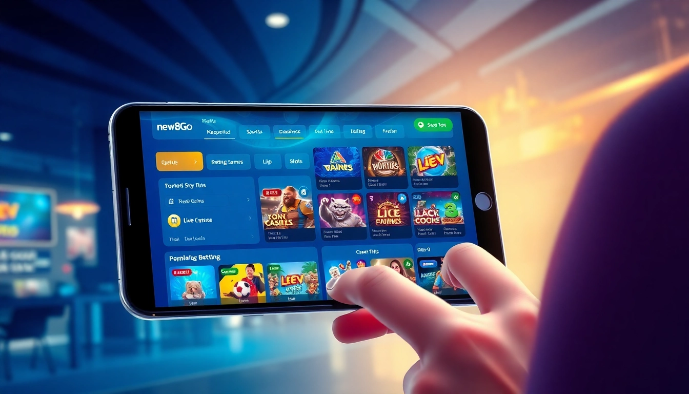 Engaging online betting interface showcasing new88go.com with sports betting and live casino options.