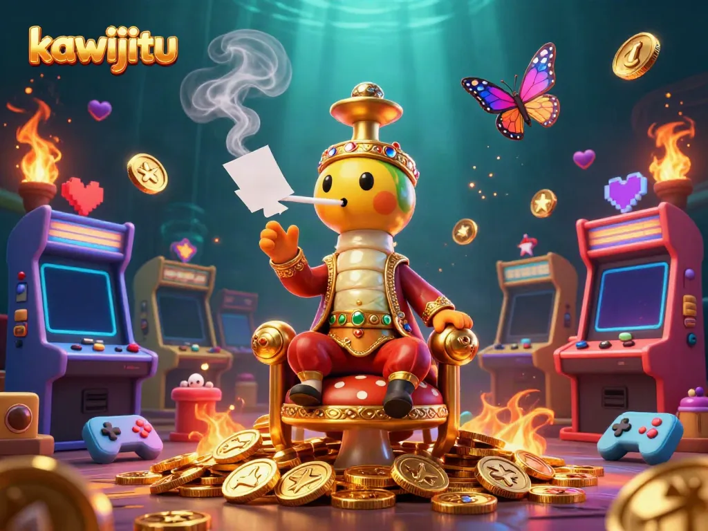 Engage with kawijitu by experiencing this vibrant, action-packed casino scene.