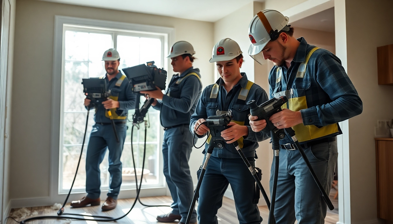 Engaging in spray foam removal Surrey with professionals showcasing efficient techniques.
