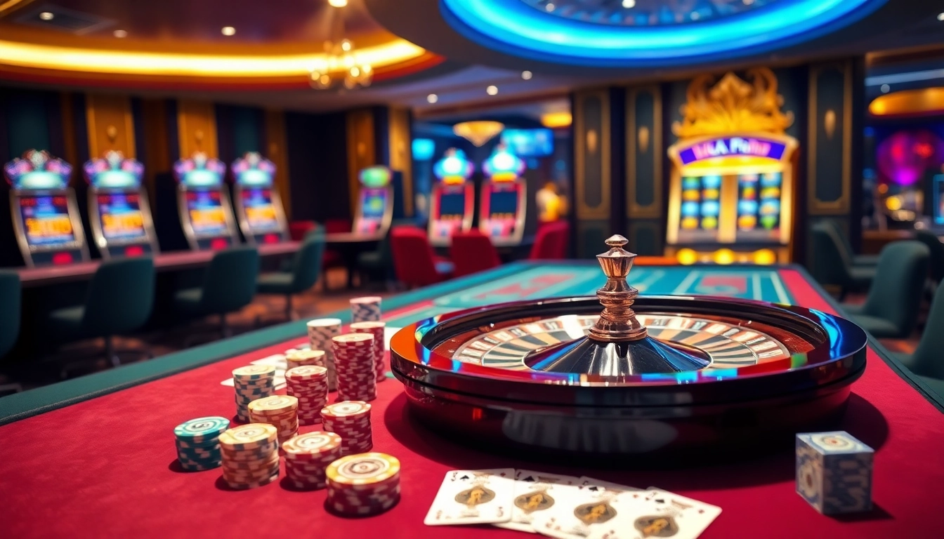 Experience thrilling gameplay at https://lu88vip.net/ with vibrant casino tables and exciting roulette.