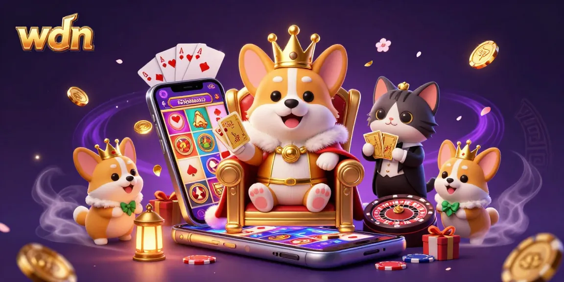 Experience fun at the wdn Casino with vibrant games and lucky corgis.