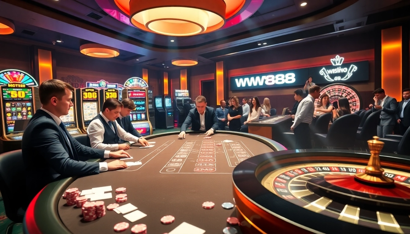 Experience excitement at ww88 com with thrilling casino tables, cards, and vibrant slot machines.