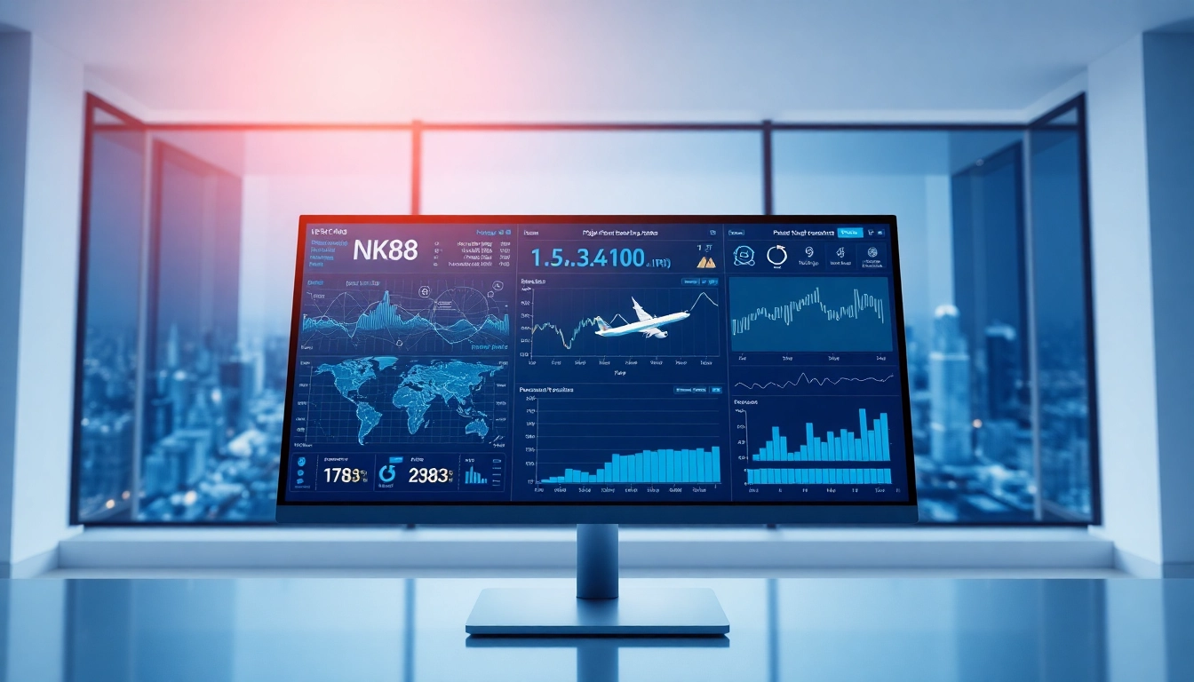 Visual depiction of NK88 flight tracking interface showcasing modern aviation technology.