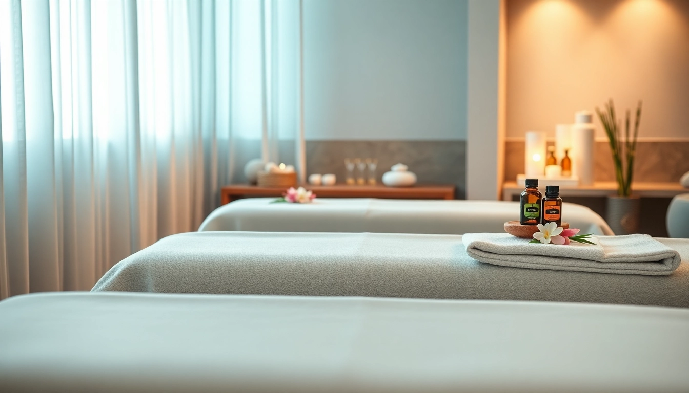 Spa Ads showcasing a tranquil treatment room with soothing colors and inviting decor.