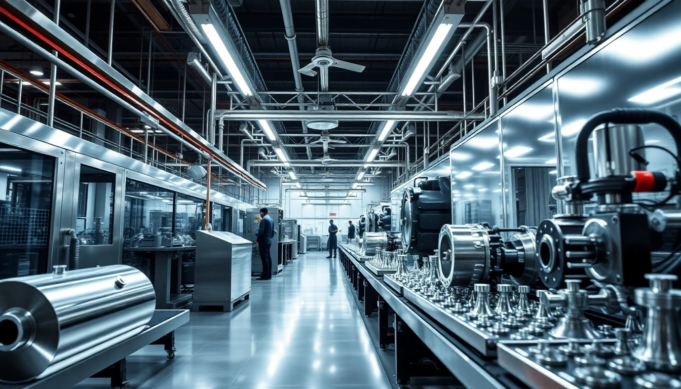 Nickel chrome plating Malaysia showcased in a professional manufacturing facility with advanced machinery.