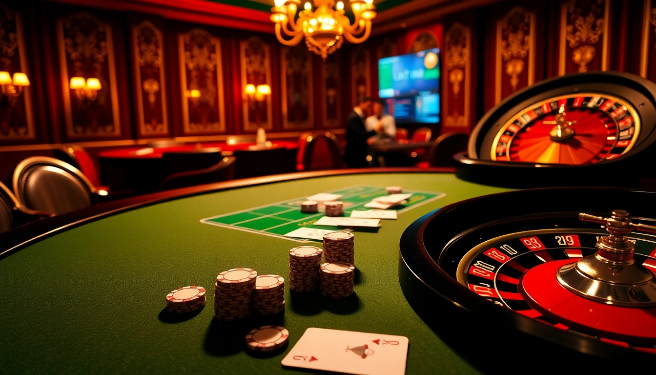 Experience the thrill of gaming at loto188.gb.net with luxurious poker and roulette tables alive with action.