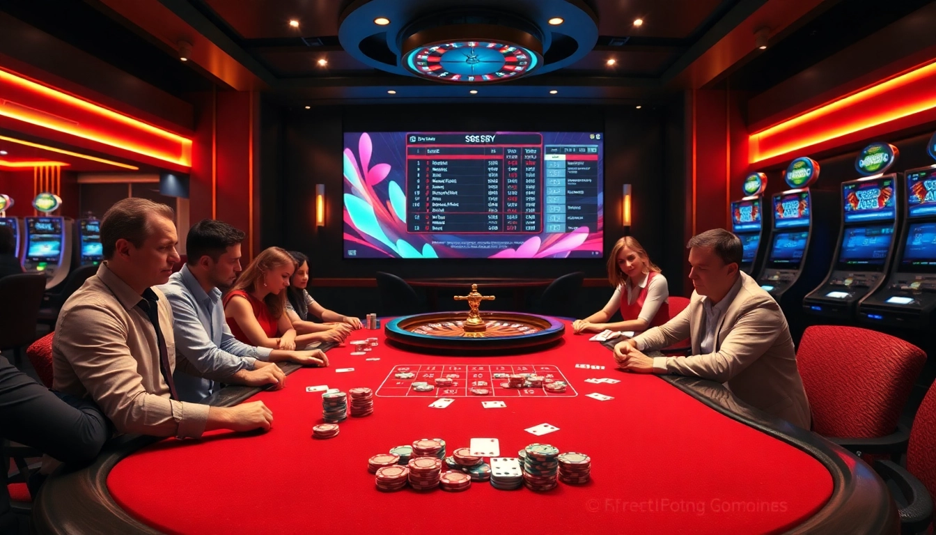 Experience thrilling s8 gameplay at a luxurious casino table with colorful chips and cards.