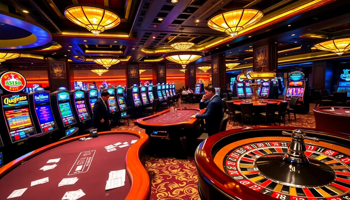 Experience the thrill of winning at the casino with sky88.info's vibrant gaming atmosphere.