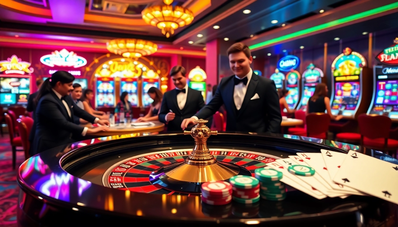 Experience the excitement of xx88 casino with vibrant poker chips and thrilling roulette tables.