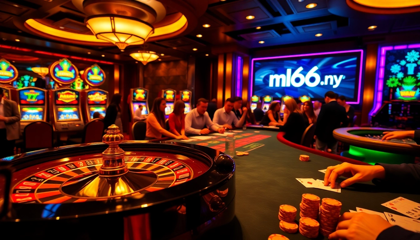 Engaged players at mb66.nyc experience thrilling casino action with roulette and poker.