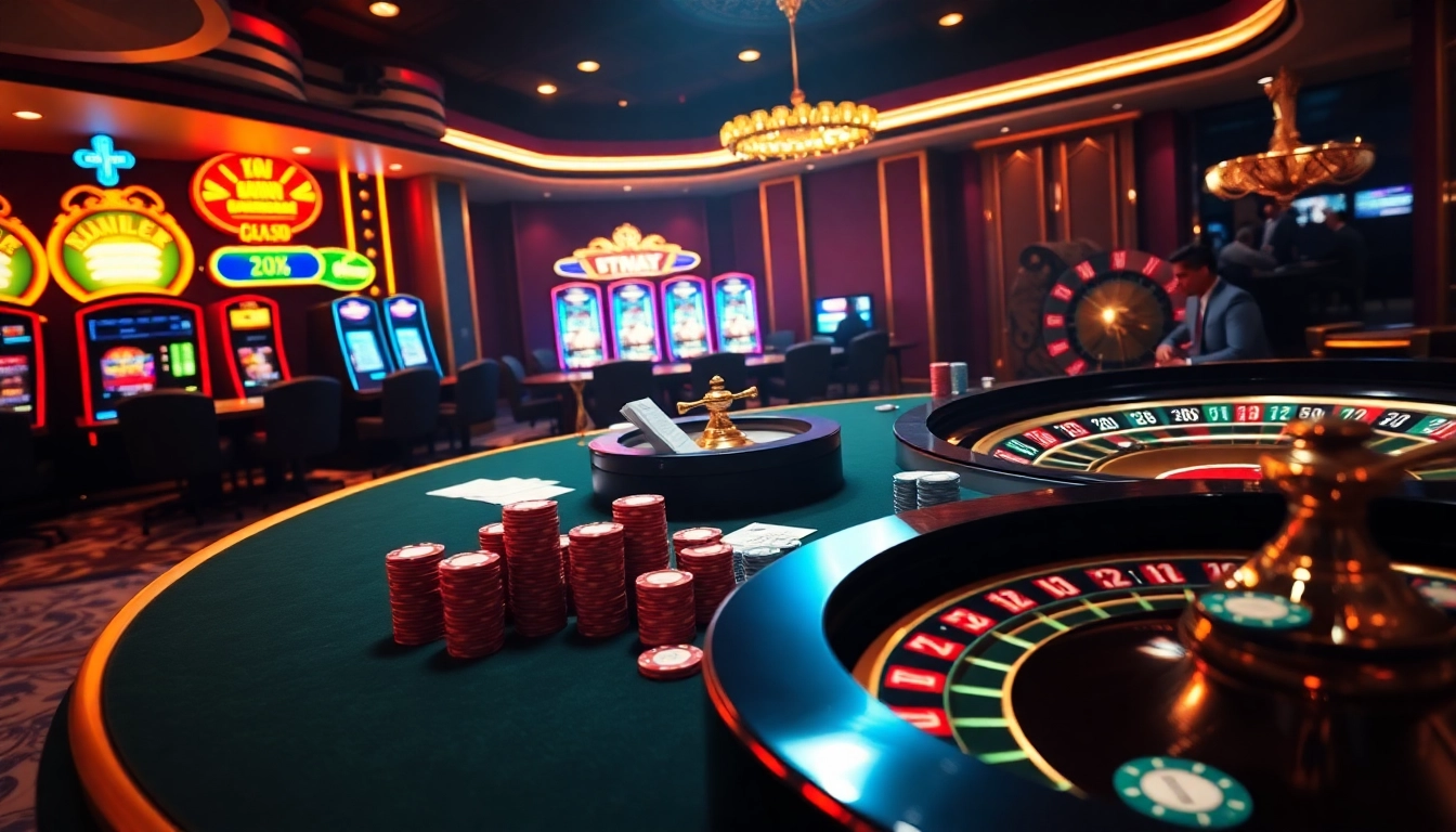 Experience thrilling OKKING casino action at a vibrant poker table with dynamic betting.